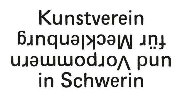 Logo: Kunstverein für Mecklenburg und Vorpommern