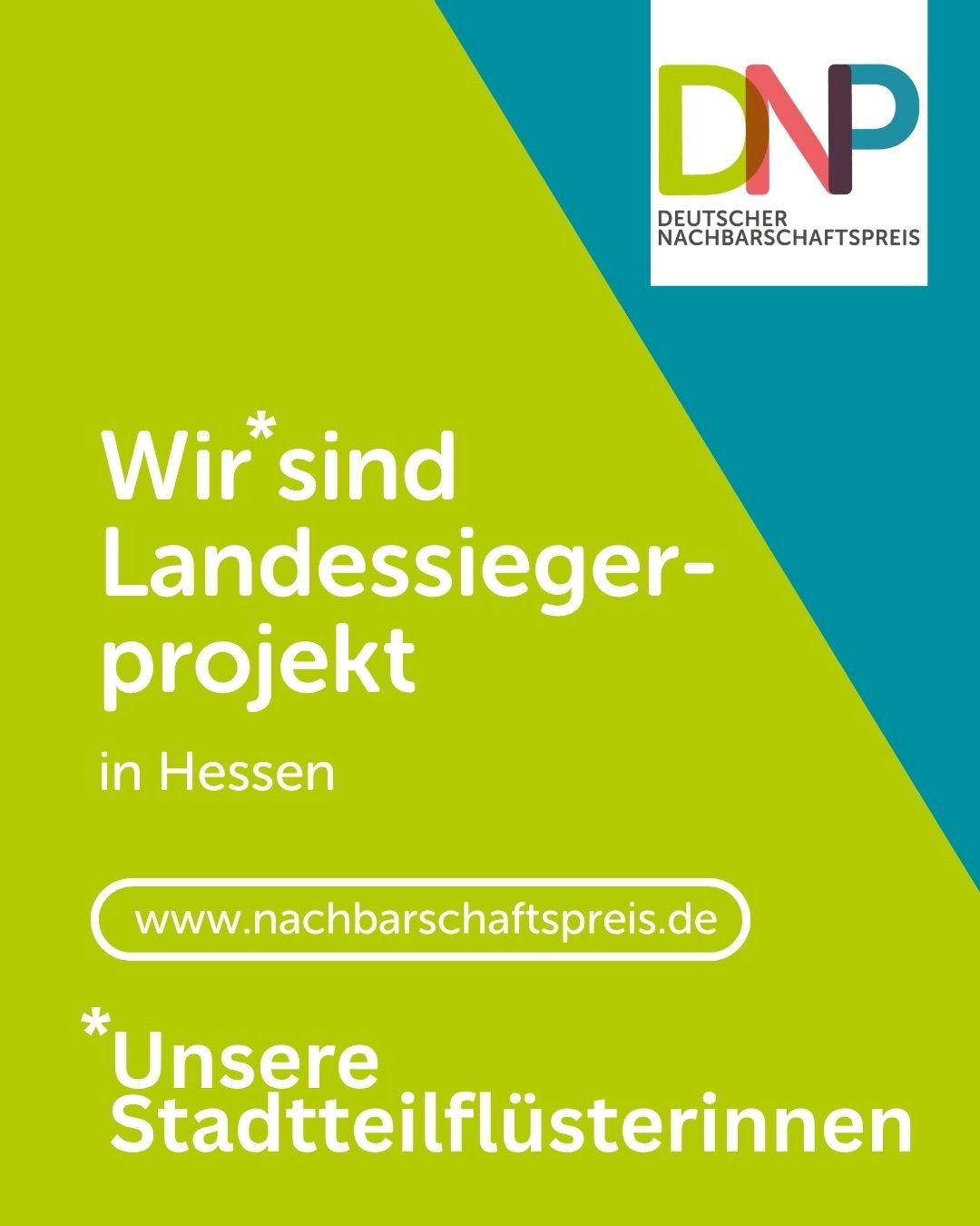 🏆 Ausgezeichnet! Die Stadtteilflüsterinnen sind Hessensieger!<br />
<br />
Was macht eine lebendige Nachbarschaft aus? Menschen, die aufeinander zugehen, einander unterstützen und gemeinsam etwas bewegen. <br />
<br />
Genau dafür stehen die Stadtteilflüsterinnen in Frankfurt. Mit ihrem Engagement schaffen sie Begegnungen, stärken den Zusammenhalt und bauen Brücken zwischen Menschen unterschiedlicher Lebenswelten.🤝<br />
<br />
Dabei geht ihre Arbeit weit über den nachbarschaftlichen Austausch hinaus: Sie helfen, sprachliche und soziale Barrieren zu überwinden, machen bestehende Angebote zugänglicher und stärken die Verbindung zwischen den Menschen und ihrem Stadtteil. So tragen sie dazu bei, dass Unterstützung dort ankommt, wo sie gebraucht wird, und mehr Menschen am gesellschaftlichen Leben teilhaben können.<br />
<br />
Für diesen besonderen Einsatz wurden das Programm beim Deutschen Nachbarschaftspreis 2026 der nebenan.de Stiftung als Landessiegerprojekt in Hessen ausgezeichnet! 🎉👏<br />
<br />
Wir gratulieren den Stadtteilflüsterinnen und allen Beteiligten von Herzen zu dieser verdienten Auszeichnung! 💛<br />
<br />
Ein schöner Erfolg, der auch zeigt, was durch das Zusammenspiel von engagierten Menschen, starken Initiativen und unterstützenden Partnern möglich wird.<br />
<br />
Foto: Rolf Oeser <br />
<br />
#DeutscherNachbarschaftspreis #Stadtteilflüsterinnen #Engagement #Nachbarschaft #Zusammenhalt #Teilhabe #FrankfurtamMain #Bahnhofsvirtel #commerzbankstiftung