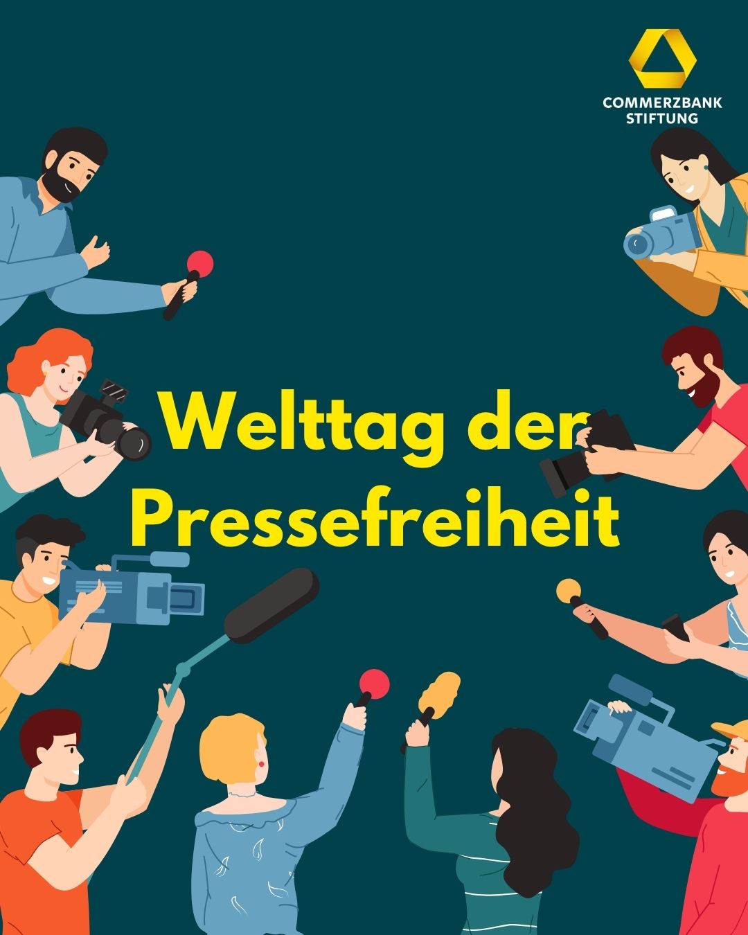 Welttag der Pressefreiheit📰<br />
<br />
👉 Freie Medien sind das Fundament einer funktionierenden Demokratie. <br />
<br />
Doch freie Medien sind nicht selbstverständlich! Die Pressefreiheit steht weltweit unter Druck, durch Zensur, Desinformation oder auch eingeschränkten Zugang zu Informationen.<br />
<br />
Umso wichtiger ist es, unabhängigen Journalismus zu fördern, zu schützen und zu stärken!💛 Deshalb fördern wir das gemeinnützige Netzwerk Recherche und CORRECTIV, jeweils in der teilhabeorientierten Nachwuchs- und Bildungsarbeit. <br />
<br />
#Pressefreiheit #WelltagderPressefreiheit #Journalismus #Demokratie #Förderung #Teilhabe