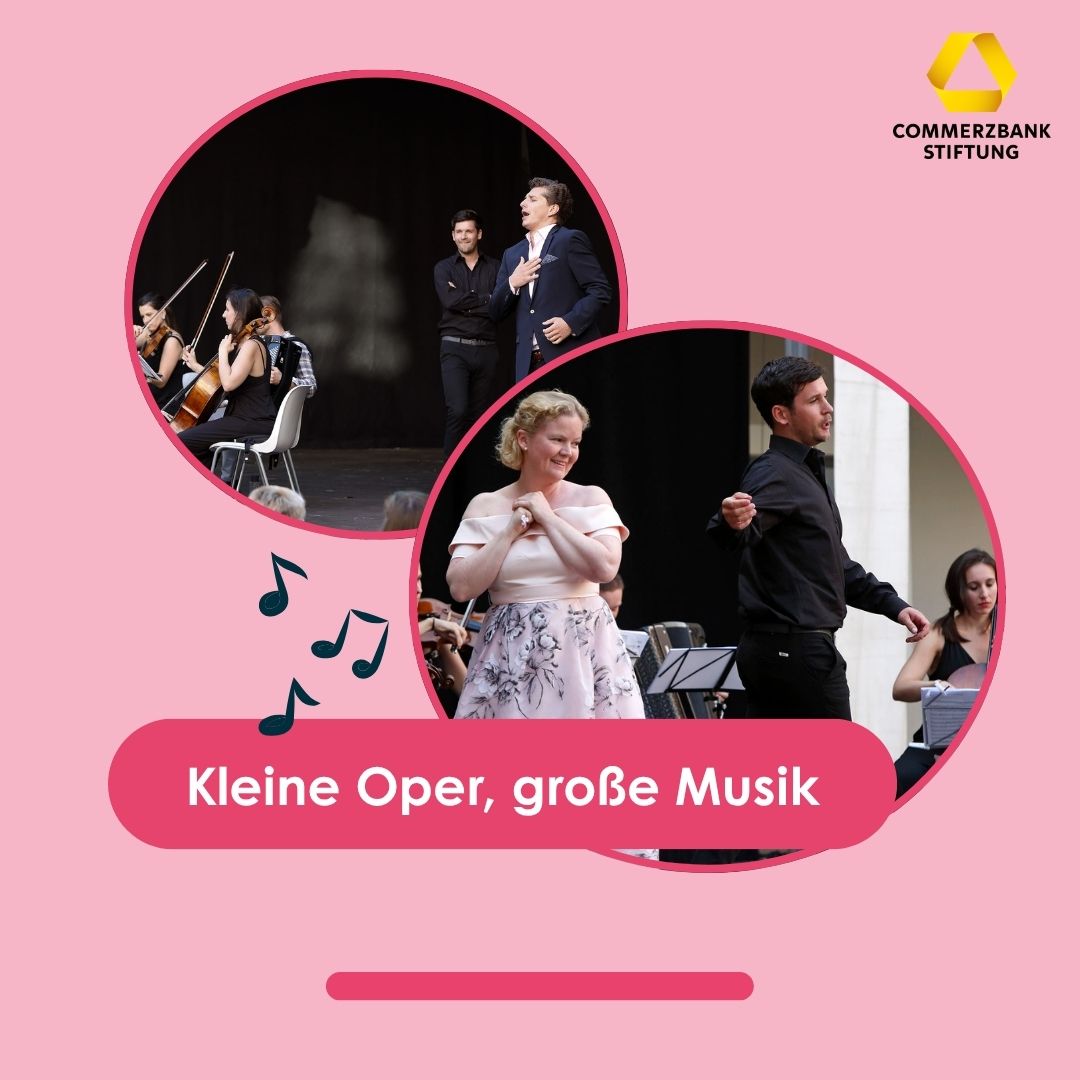 Oper gibt es nur in der Großstadt? - Von wegen! 🤗<br />
<br />
Mit ihrer "Oper im Taschenbuchformat - Musik auf Rädern" bringt die Internationale Stiftung zur Förderung von Kultur und Zivilisation in München weltbekannte Opern auf sehr hohem musikalischen Niveau auf viele Marktplätze und in Fußgängerzonen im süddeutschen Raum. So kommt klassische Musik zu Jeder und Jedem - wer Lust hat, hört einfach zu. Der Eintritt ist immer frei! 🎶<br />
<br />
Wir unterstützen das Projekt gern, da es Menschen unterschiedlichsten Alters, Herkunft und Wohnort gleichermaßen erreicht und begeistert! 🧑‍🤝‍🧑<br />
<br />
Ob die Oper im Taschenbuchformat in diesem Sommer auch bei Dir in der Nähe Station macht, kannst Du hier checken: 😉➡️ https://commerzbank-stiftung.de/aktuelle-foerderungen/kultur/internationale-stiftung-zur-foerderung-von-kultur-und-zivilisation<br />
<br />
Bilder: Oben links: MusikaufRädern©Stadt Regensburg_PeterFerstl<br />
Unten rechts: MusikaufRädern©SWAN Fotographie<br />
<br />
#CommerzbankStiftung #Teilhabe #Transformation #FördernschafftZukunft #Commerzbank
